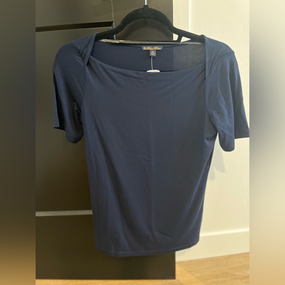 Navy blue Brooks Brothers top, super soft!